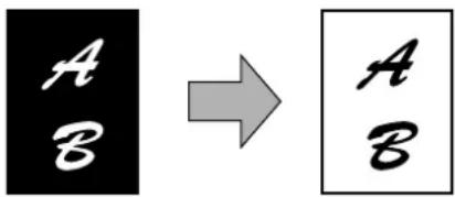 A B → A B