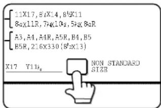 [11X17,8x14,8^2X11 8x11R,74x10x,5x8xR [A3,A4,A4R,A5R,B4,B5 B5R,2^6x330{8^2x13} X17 Y116 NON STANDARD SIZE