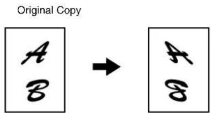 Original Copy A B → A B