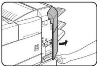 SHARP MX-M450N - Open the front cover. - 1