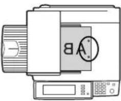 SHARP MX-M450N - ■ Original orientation when using the staple sort or punch function - 5