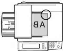 SHARP MX-M450N - ■ Original orientation when using the staple sort or punch function - 1
