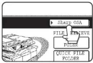 Sharp OSA FILE BURVEE POLER QUICK FILE POLDER