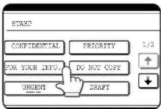 STAMP CONFIDENTIAL PRIORITY 1/2 FOR YOUR INFO. DO NOT COPY URGENT DRAFT