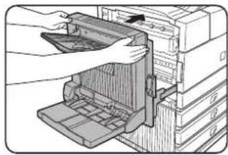 SHARP MX-M450N - Misfeed in the duplex module - 6
