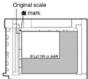 Original scale mark 8½x11R or A4R