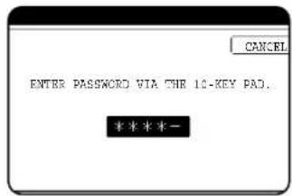 SHARP MX-M450N - Enter a 5-digit password with the numeric keys. - 1
