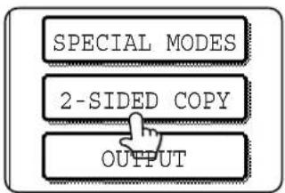 SPECIAL MODES 2-SIDED COPY OUTPUT