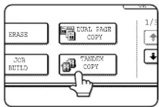 ERASE DUAL PAGE COPY JOB BUILD TANDEM COPY 1/3