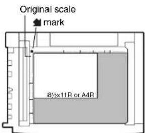 Original scale mark 8½x11R or A4R