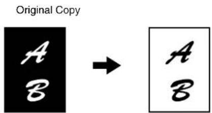 Original Copy A B → A B