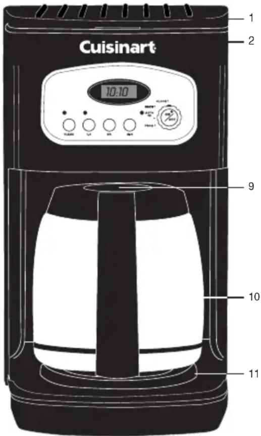 Cuisinart 10:10 1 2 9 10 11