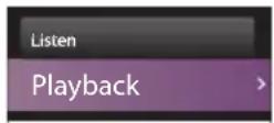 AUDIOVOX M4208 - Playing back FM radio recordings To play back a recording: - 1