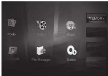 Photo Video Music HCAR File Manager Setup MEMORY