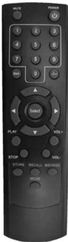 Grace Digital Audio Tuner GDI-IRDT200 - REMOTE CONTROL - 1