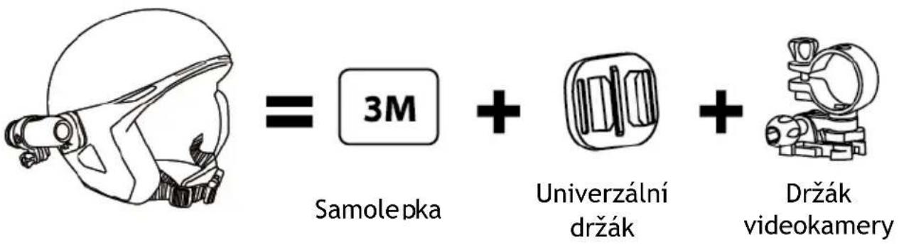 = 3M Samolepka + Univerzální držák + Držák videokamery