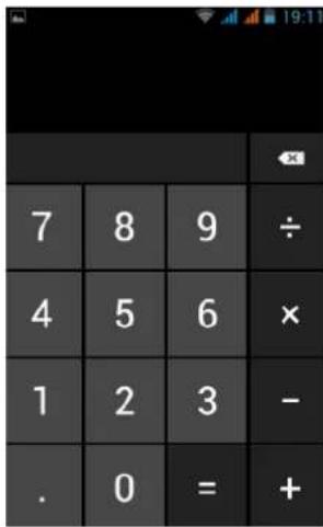 7 8 9 ÷ 4 5 6 × 1 2 3 - . 0 = +