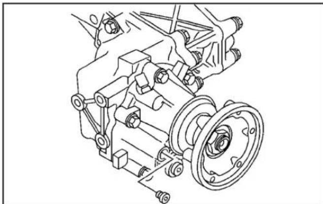 Buick Century (2005) - Transfer Case (Power Transfer Unit) When to Check Lubricant - 1