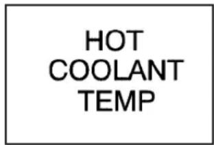 HOT COOLANT TEMP