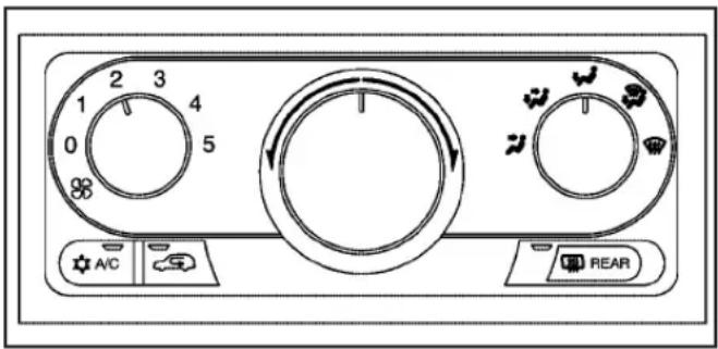 1 2 3 4 0 5 A/C REAR