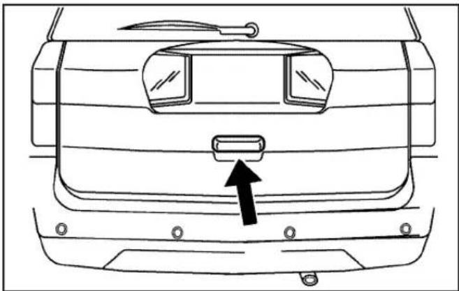 Buick Century (2005) - Liftgate Release - 1