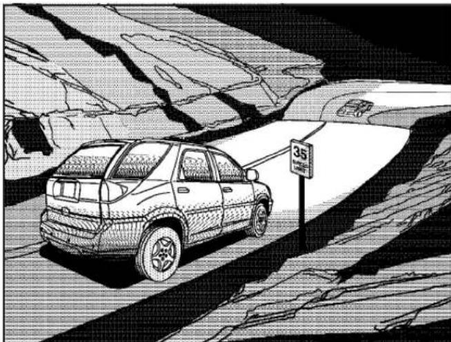 Buick Century (2005) - Driving at Night - 1