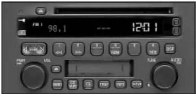 Buick Century (2005) - Radio with Cassette and CD - 1