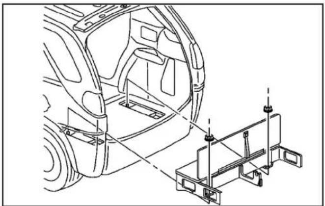 Buick Century (2005) - Reinstalling the Extended Rear Convenience Center - 1