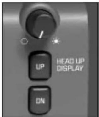 UP HEAD UP DISPLAY ON