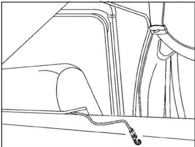 Buick Century (2005) - Rear Safety Belt Comfort Guides for Children and Small Adults - 1
