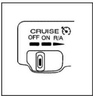 CRUISE OFF ON R/A