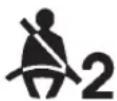 Buick Regal (2011) - PassengerSafetyBelt ReminderLight - 1