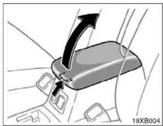 Diagram of a car interior showing directional arrows and vehicle parts (no text or symbols)