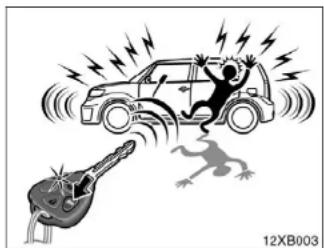 Illustration of a car accident with a falling figure and a guitar, no text or symbols present