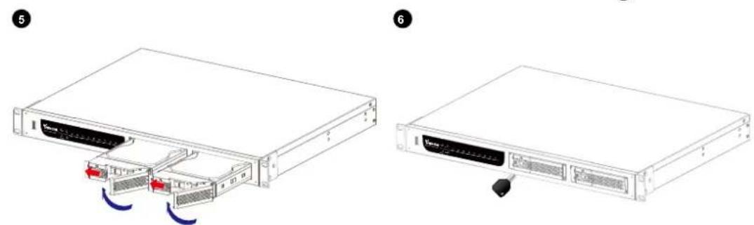 Vivotek NR8301 - Hard Disk installation - 3