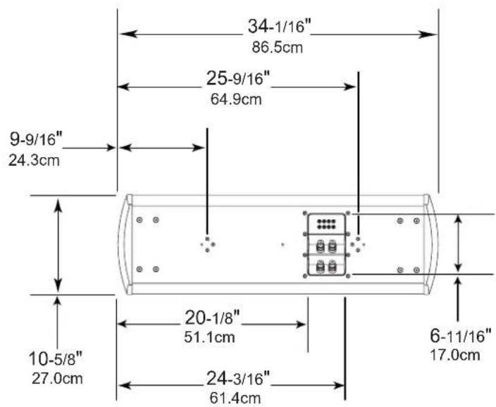34-1/16" 86.5cm 25-9/16" 64.9cm 9-9/16" 24.3cm 10-5/8" 27.0cm 20-1/8" 51.1cm 6-11/16" 17.0cm 24-3/16" 61.4cm