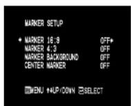 Marshall Electronics V-R841DP-AFHD - MARKER SETUP SUBMENU - 1