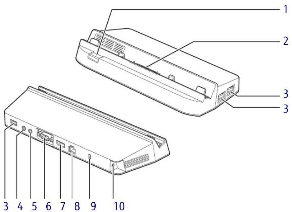 FUJITSU ARROWS Tab Q555/K32 - 1.6クレードル - 1