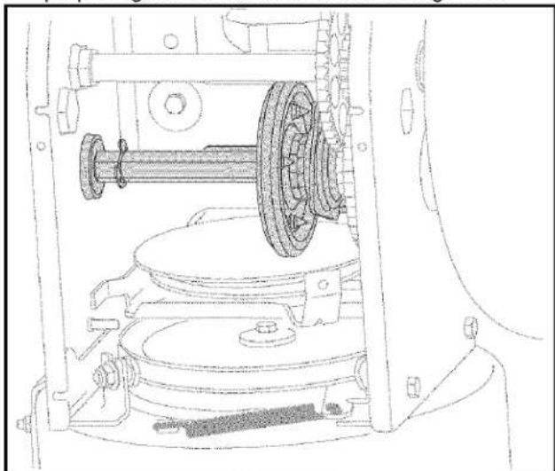 TROY-BILT Storm 8526 - Gear Shaft - 1