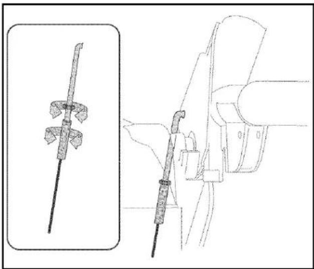 TROY-BILT Storm 8526 - Joy-Stick Cable Adjustment - 1