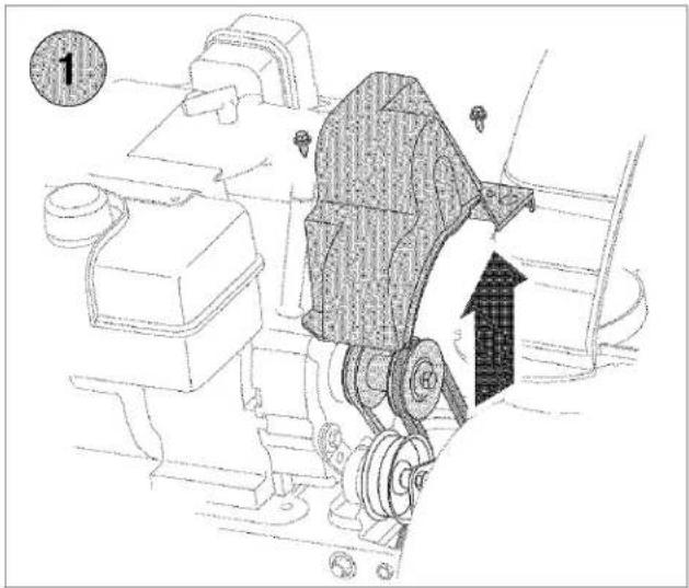 TROY-BILT Storm 8526 - Auger Belt Replacement - 2