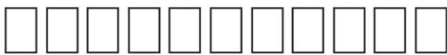 Row of identical empty rectangular boxes with no text or symbols