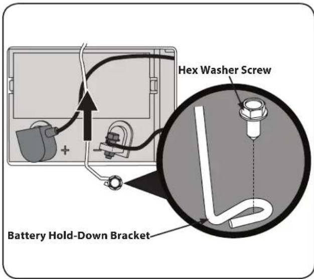 Hex Washer Screw Battery Hold-Down Bracket