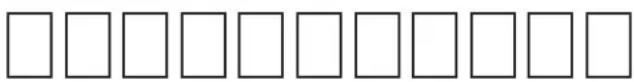 Row of identical empty rectangular boxes with no text or symbols