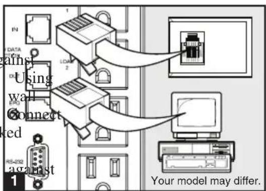 Tripp Lite SU750XL - Phone Line or Phone/Network Line Surge Suppression - 4
