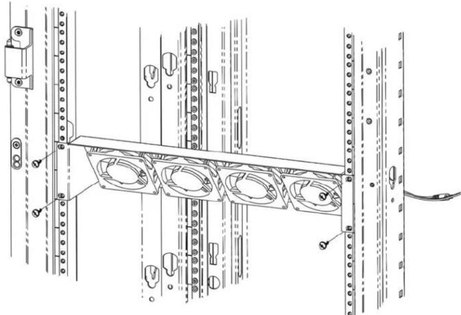 APC ACF600 - Installing the Rack Fan Panel (ACF600) - 1