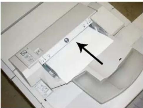 XEROX Color C75 Press - Loading paper/tabs in Tray 8/T1 (Post-Process Inserter) - 2