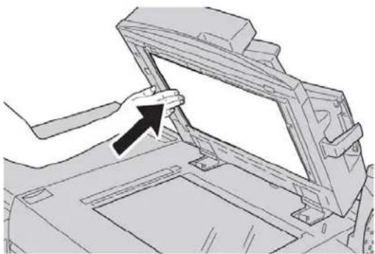 XEROX Color C75 Press - Document jams under the document feeder belt - 3