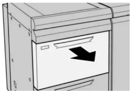 XEROX Color C75 Press - Paper jams inside the OHCF trays - 1