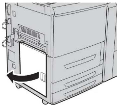 XEROX Color C75 Press - Lower left cover jams - 1